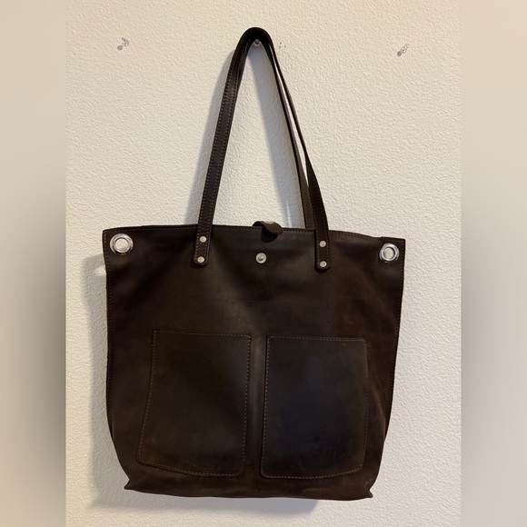 Handbags - Large soft Leather Tote Bag
